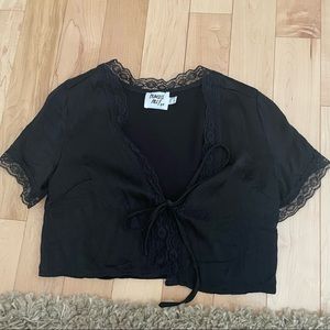 Princess Polly Tie-Up cropped top